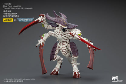 Tyranids Hive Fleet Leviathan Tyranid Warrior with Boneswords - Warhammer 40K Action Figure By JOYTOY