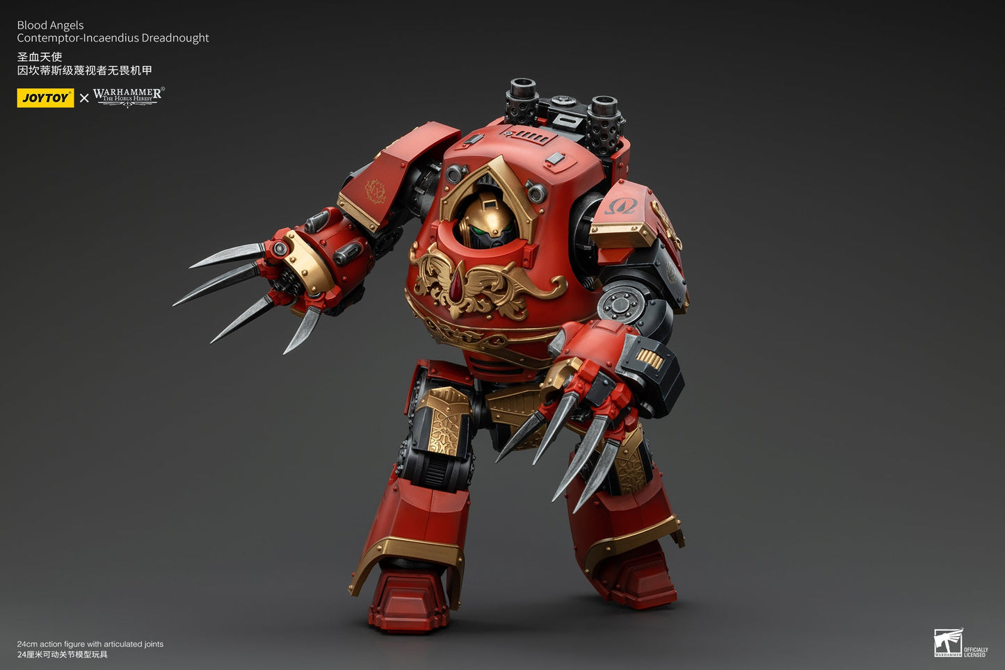 Blood Angels Contemptor-Incaendius Dreadnought - Warhammer "The Horus Heresy" Action Figure By JOYTOY