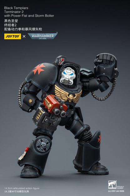 (20 FEB CUTOFF) Black Templars Terminator -Warhammer 40k 1/18 Action Figure By JOYTOY