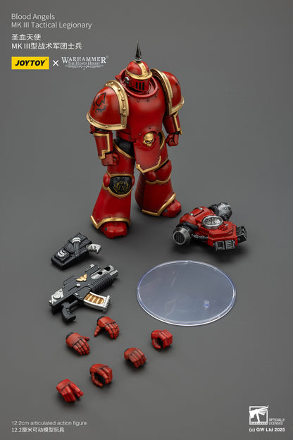 Warhammer MK lll Tactical Legionary Set - Warhammer "The Horus Heresy" 1/18 Action Figure By JOYTOY