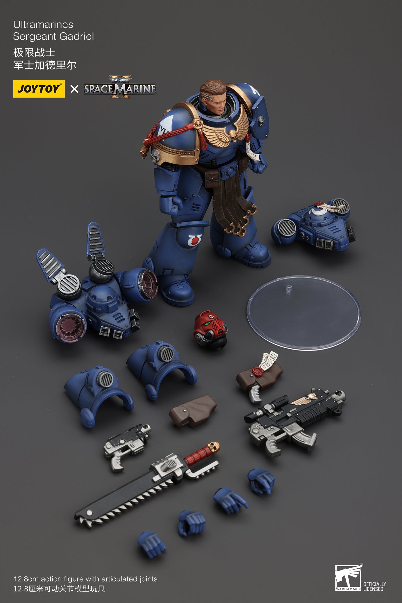 Ultramarines - SPACE MARINE II FULL SET - Warhammer 40K Action Figure By JOYTOY