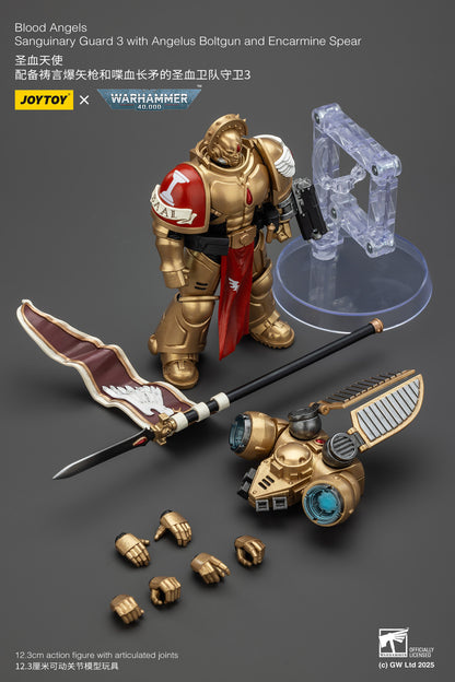 Blood Angels Sanguinary Guard - 1/18 warhammer 40k Action Figure By JOYTOY