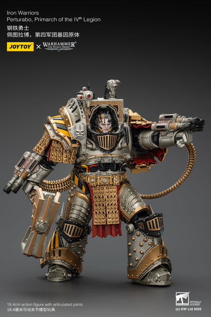 Iron Warriors Perturabo Primarch of the lVth Legion- 1/18 Warhammer The Horus Heresy By JOYTOY