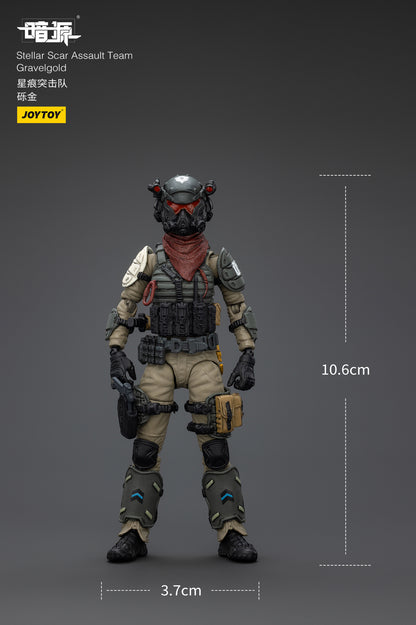 Stellar Scar Assault Team Gravelgold Action Figure by JOYTOY