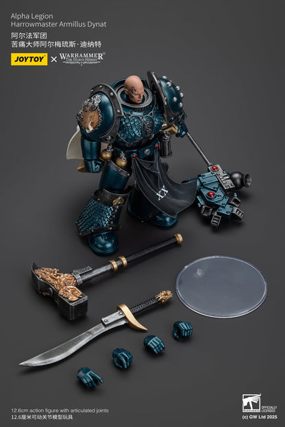 Alpha Legion Harrowmaster Armillus Dynat - Warhammer "The Horus Heresy" 1/18 Action Figure By JOYTOY