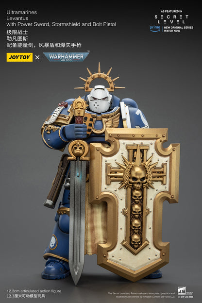Ultramarines Set - Titus, Metaurus, Levantus, Torvald - Warhammer 40K  1/18 Action Figure By JOYTOY
