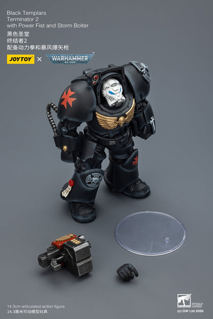 (20 FEB CUTOFF) Black Templars Terminator -Warhammer 40k 1/18 Action Figure By JOYTOY
