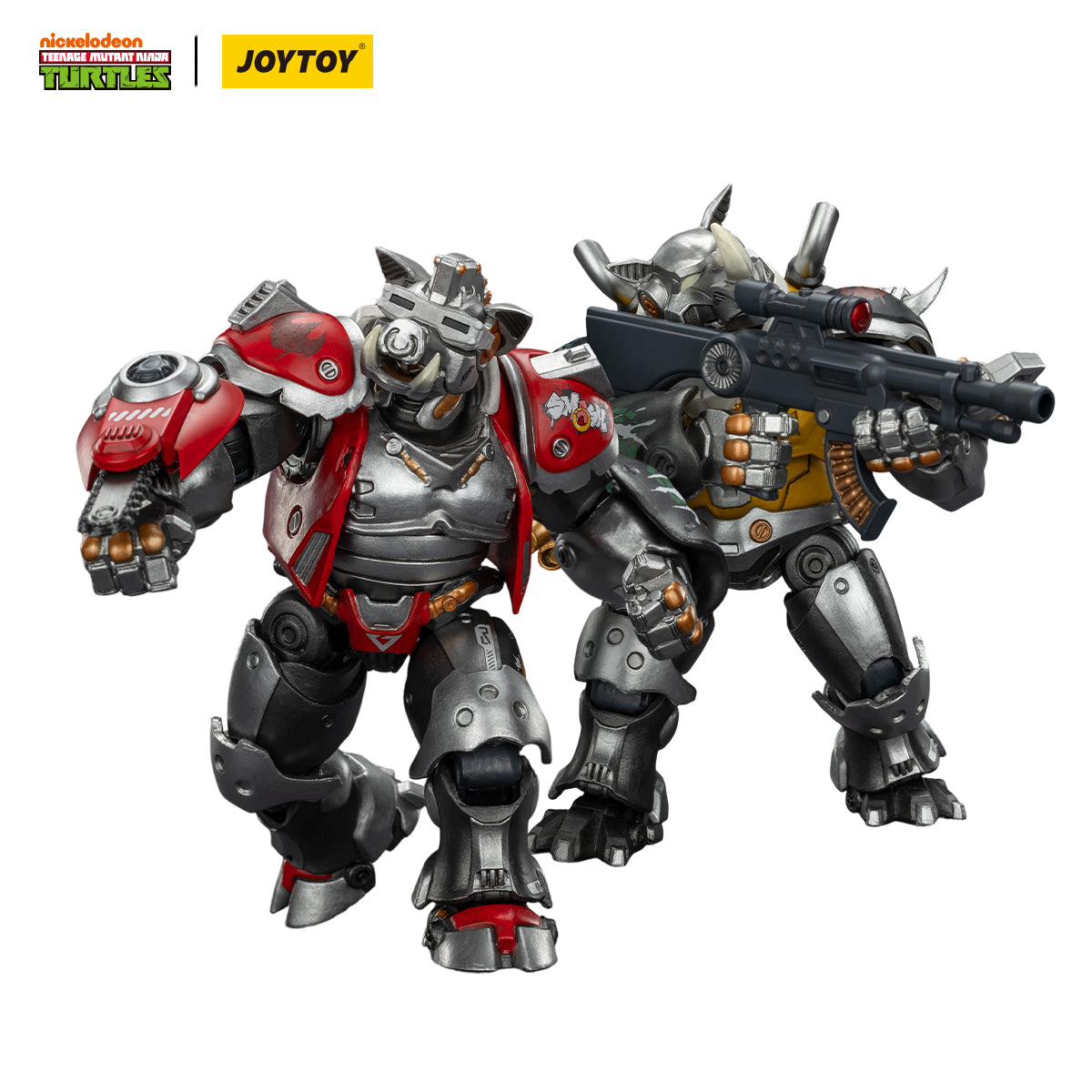 (25 FEB CUT OFF)TMNT-Super Bebop & Mighty Rocksteady -TMNT 40k 1/18 Action Figure By JOYTOY