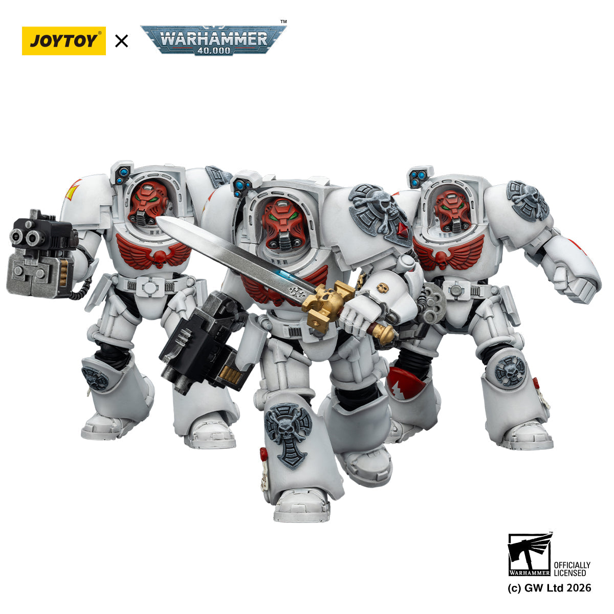 (20 FEB CUTOFF) White Scars Terminator -Warhammer 40k 1/18 Action Figure By JOYTOY