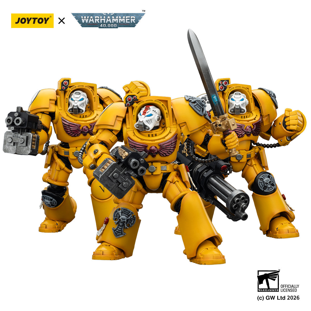 (20 FEB CUTOFF) Imperial Fists Terminator-Warhammer 40k 1/18 Action Figure By JOYTOY