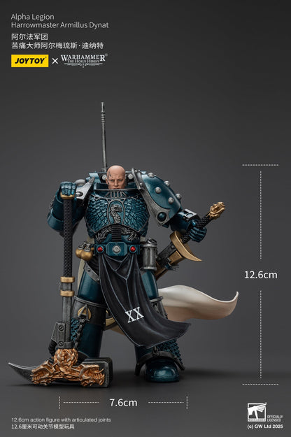 Alpha Legion Harrowmaster Armillus Dynat - Warhammer "The Horus Heresy" 1/18 Action Figure By JOYTOY
