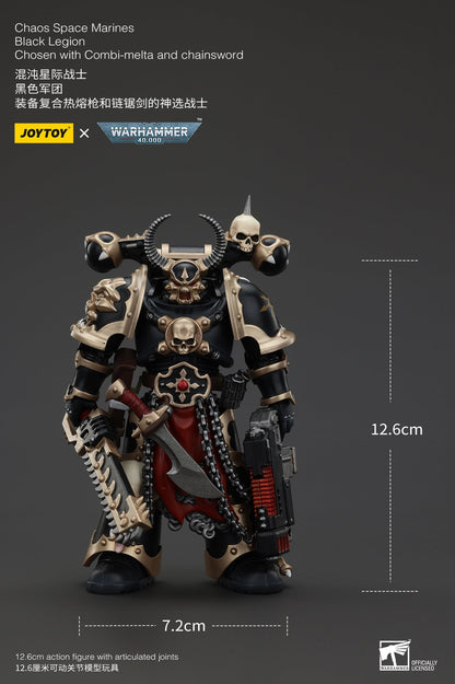 Chaos Space Marines Black Legion - Warhamme 40k 1/18 Action Figure By JOYTOY