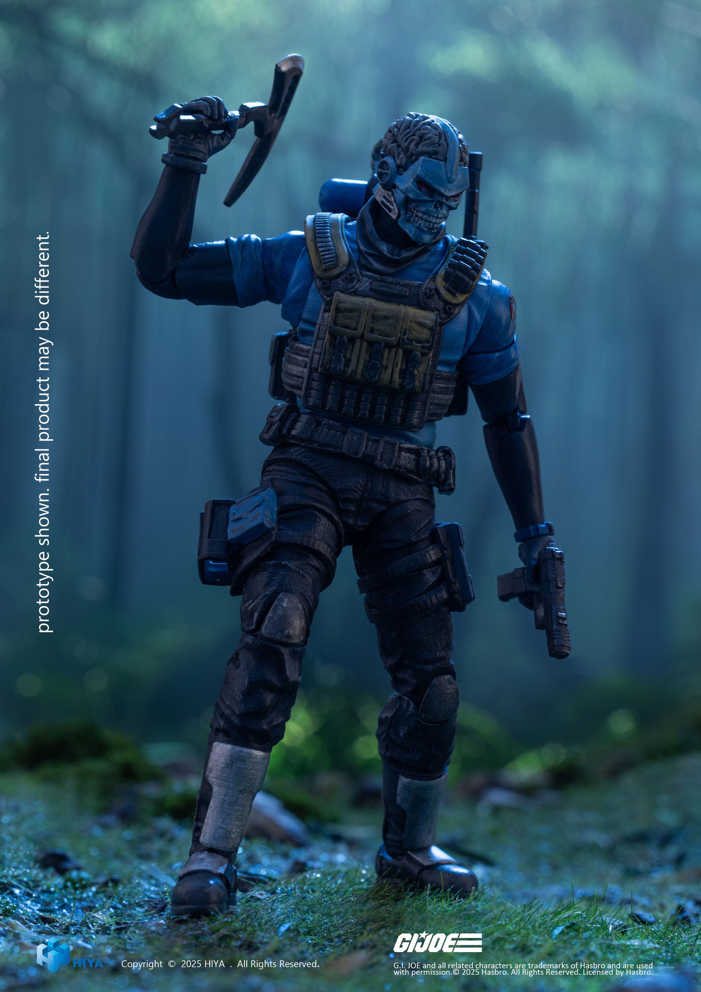 HIYA Exquisite Mini Series 1/18 Scale 4 Inch G.I.Joe Range Viper Action Figure