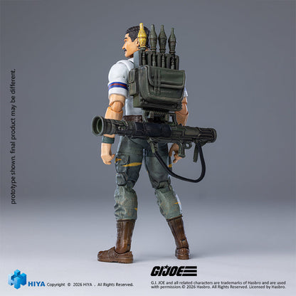 (30/6 CUT OFF) 1/18 G.I.Joe BAZOOKA Tiger Force Version - Exquisite Mini Series Action Figure By HIYA Toys