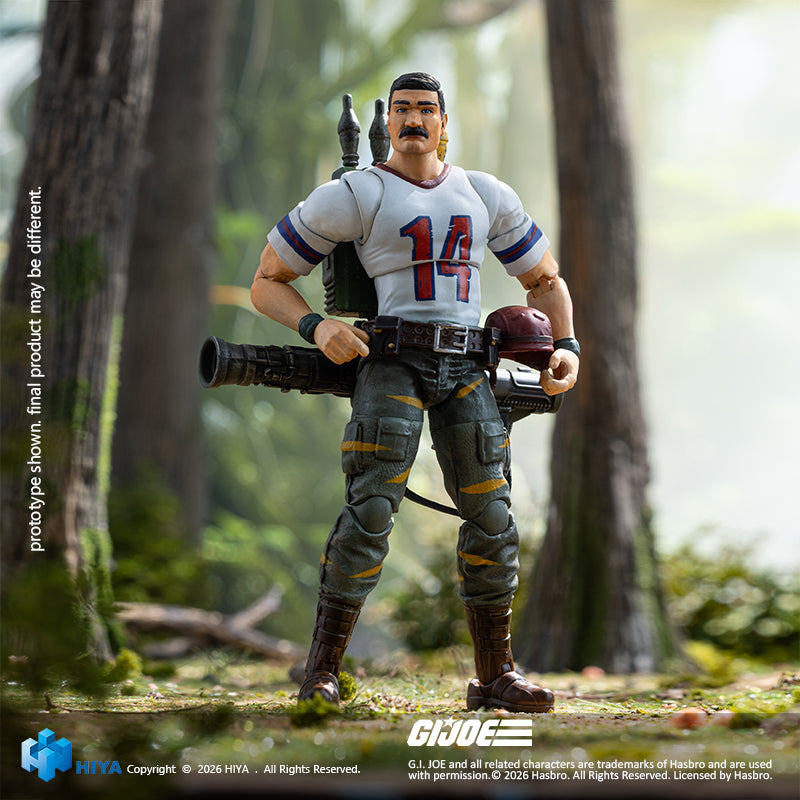 (30/6 CUT OFF) 1/18 G.I.Joe BAZOOKA Tiger Force Version - Exquisite Mini Series Action Figure By HIYA Toys