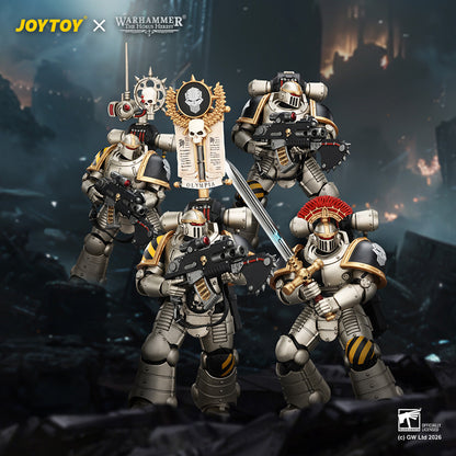 (20/6 CUTOFF) Iron Warriors Mkll Tactical Sergeant & Legionary - Primarch-Warhammer 40k 1/18 Action Figure By JOYTOY