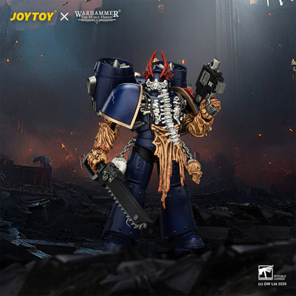 (25/8) Night Lords Night Raptors - "The Horus Heresy" Primarch-Warhammer 30k 1/18 Action Figure By JOYTOY
