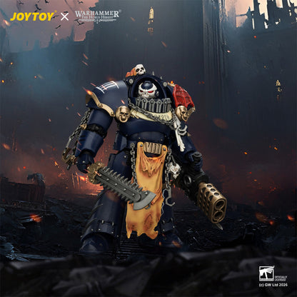 (30/6)Night Lords Contekar Terminator Dissident & Contekar Terminator - "The Horus Heresy" Primarch-Warhammer 40k 1/18 Action Figure By JOYTOY