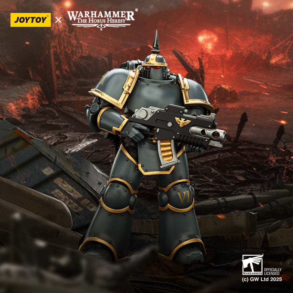 Warhammer MK lll Tactical Legionary Set - Warhammer "The Horus Heresy" 1/18 Action Figure By JOYTOY