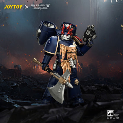 (25/8) Night Lords Night Raptors - "The Horus Heresy" Primarch-Warhammer 30k 1/18 Action Figure By JOYTOY