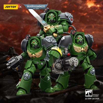 (20 FEB CUTOFF) Salamanders Terminator -Warhammer 40k 1/18 Action Figure By JOYTOY