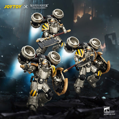 (20/6 CUTOFF)Iron Warriors MkII Assault Sergeant & Legionary - Primarch-Warhammer 40k 1/18 Action Figure By JOYTOY