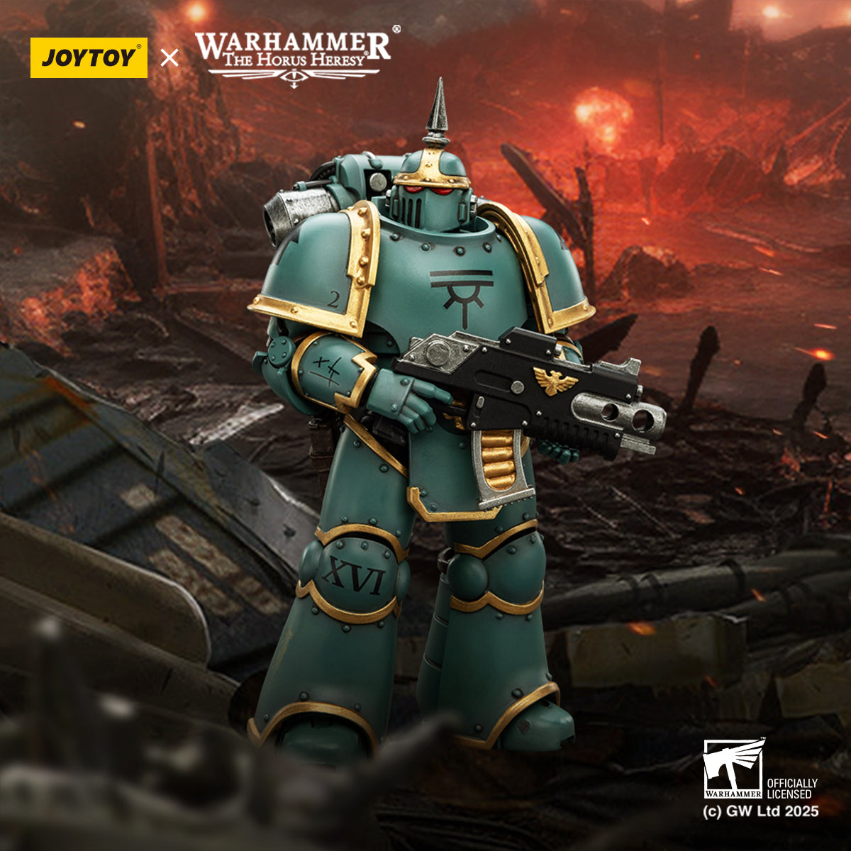 Warhammer MK lll Tactical Legionary Set - Warhammer "The Horus Heresy" 1/18 Action Figure By JOYTOY