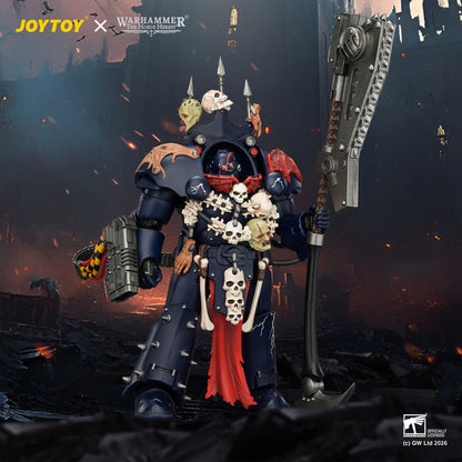 (30/6)Night Lords Legion Praetor in Tartaros Terminator Armour - "The Horus Heresy" Primarch-Warhammer 40k 1/18 Action Figure By JOYTOY