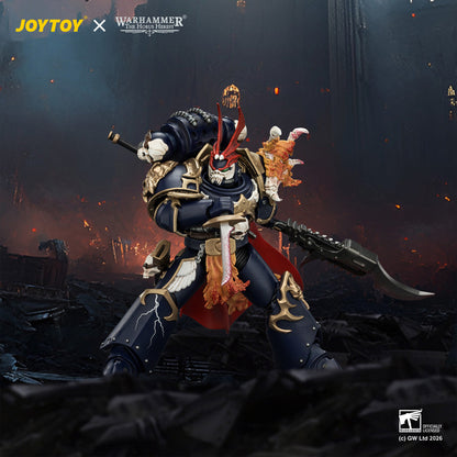 (30/6)Night Lords Sevatar, First Captain of the Night Lords The Prince of Crows - "The Horus Heresy" Warhammer 40k 1/18 Action Figure By JOYTOY