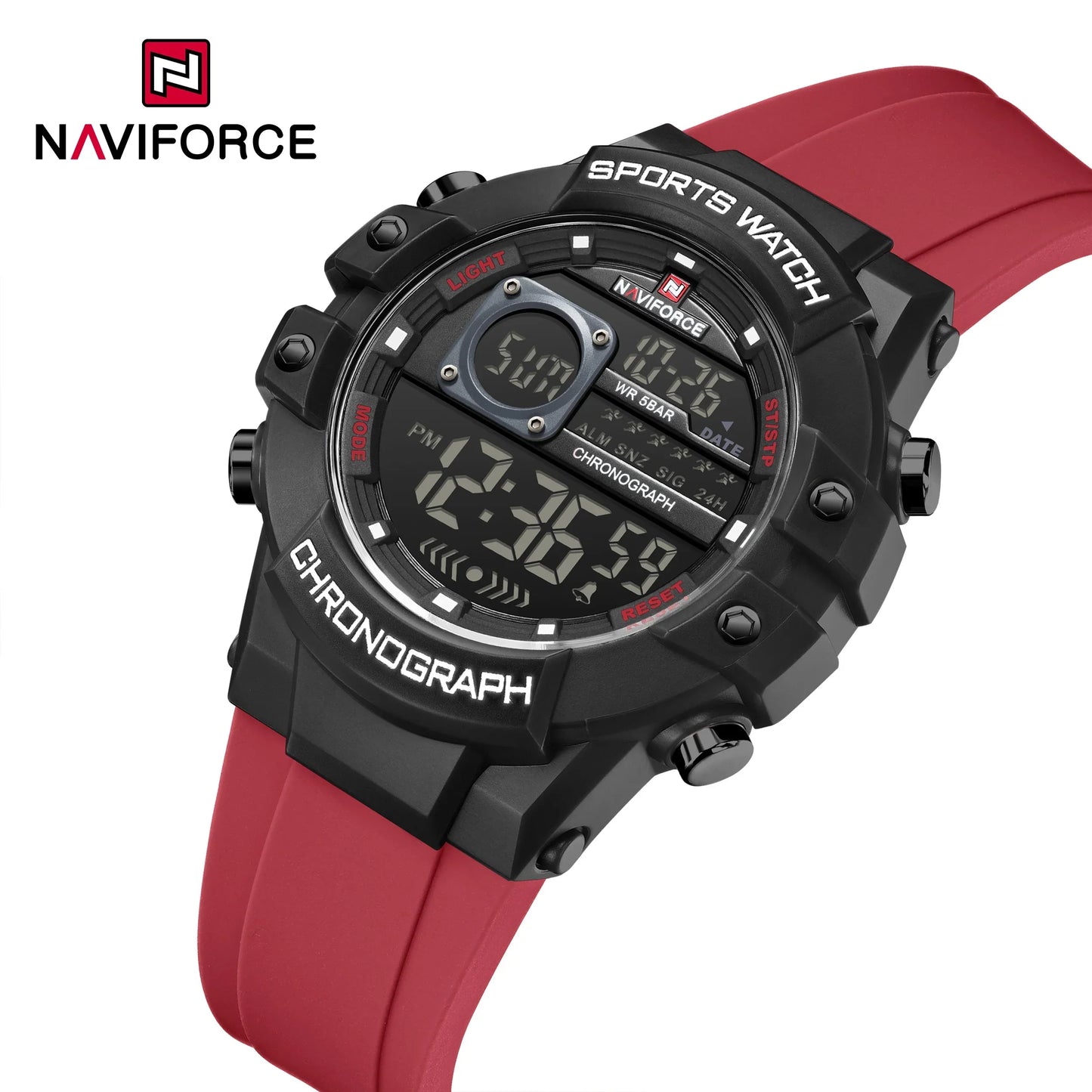 NAVIFORCE-6102 Men's Waterproof Digital Watch