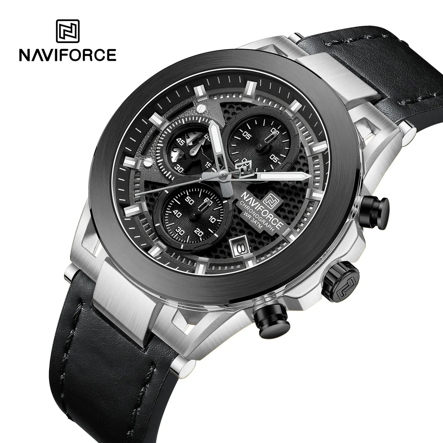 NAVIFORCE Watch 8073 Business Waterproof  Quartz Watch.