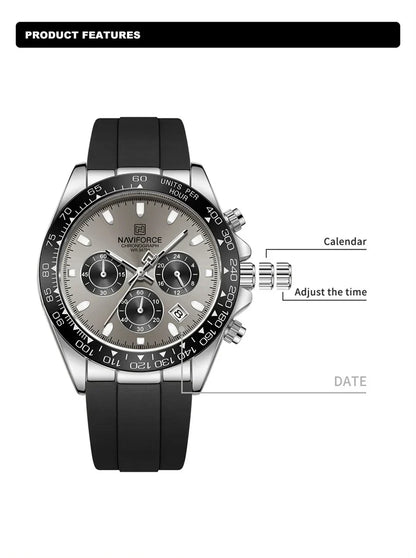 NAVIFORCE 8054-Men's Waterproof Quartz Watch