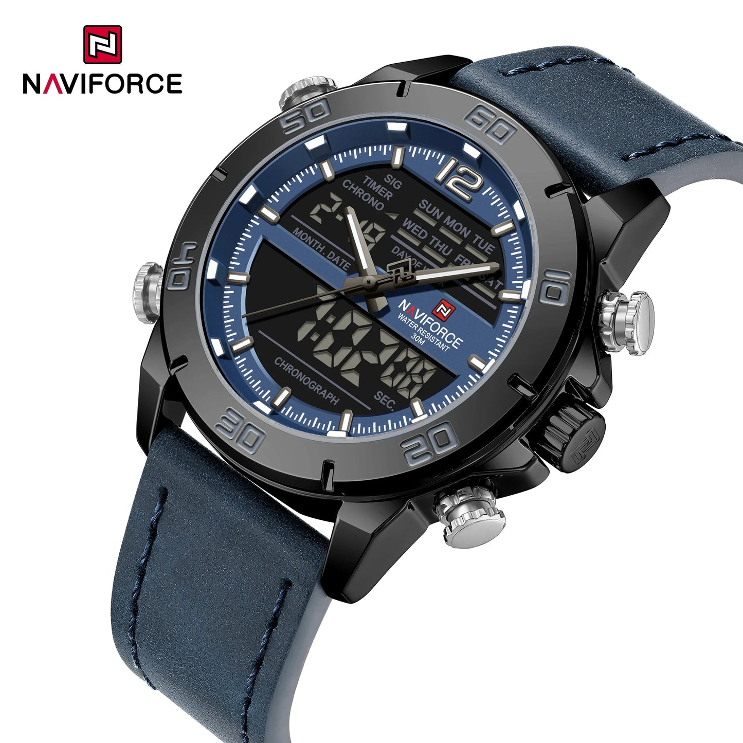 NAVIFORCE Watch 9253L Business Waterproof  Quartz Watch.