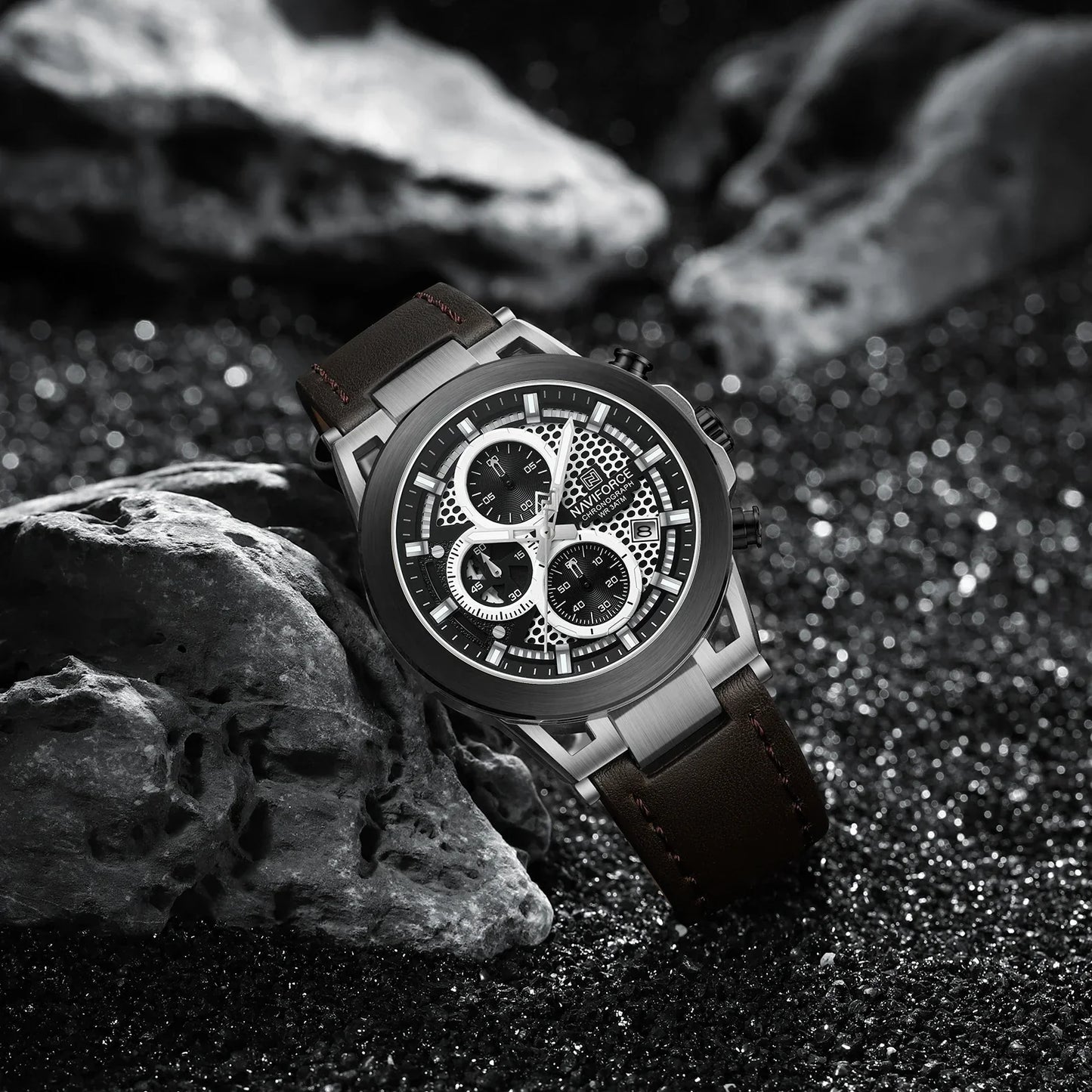 NAVIFORCE Watch 8073 Business Waterproof  Quartz Watch.