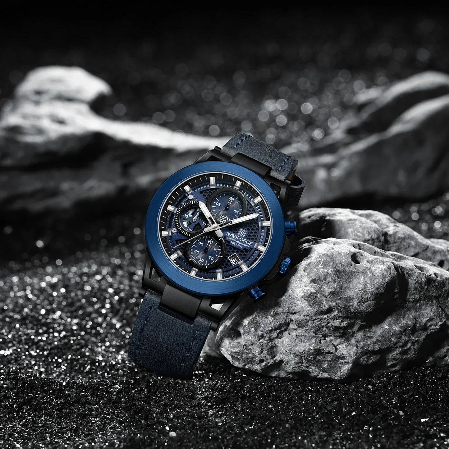 NAVIFORCE 8073 Quartz Business Waterproof  Quartz Watch.