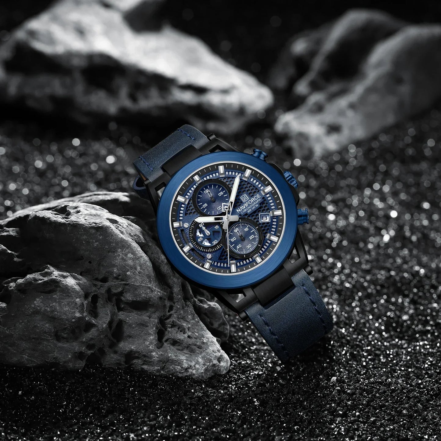 NAVIFORCE 8073 Quartz Business Waterproof  Quartz Watch.