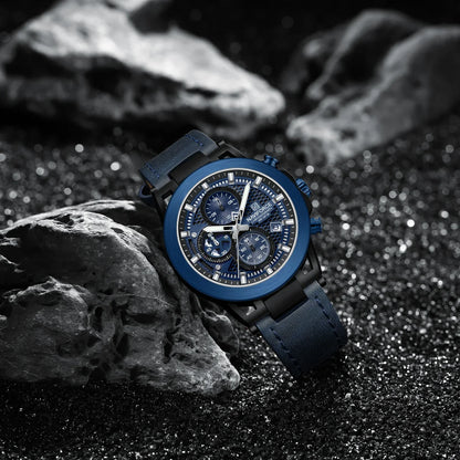 NAVIFORCE 8073 Quartz Business Waterproof  Quartz Watch.