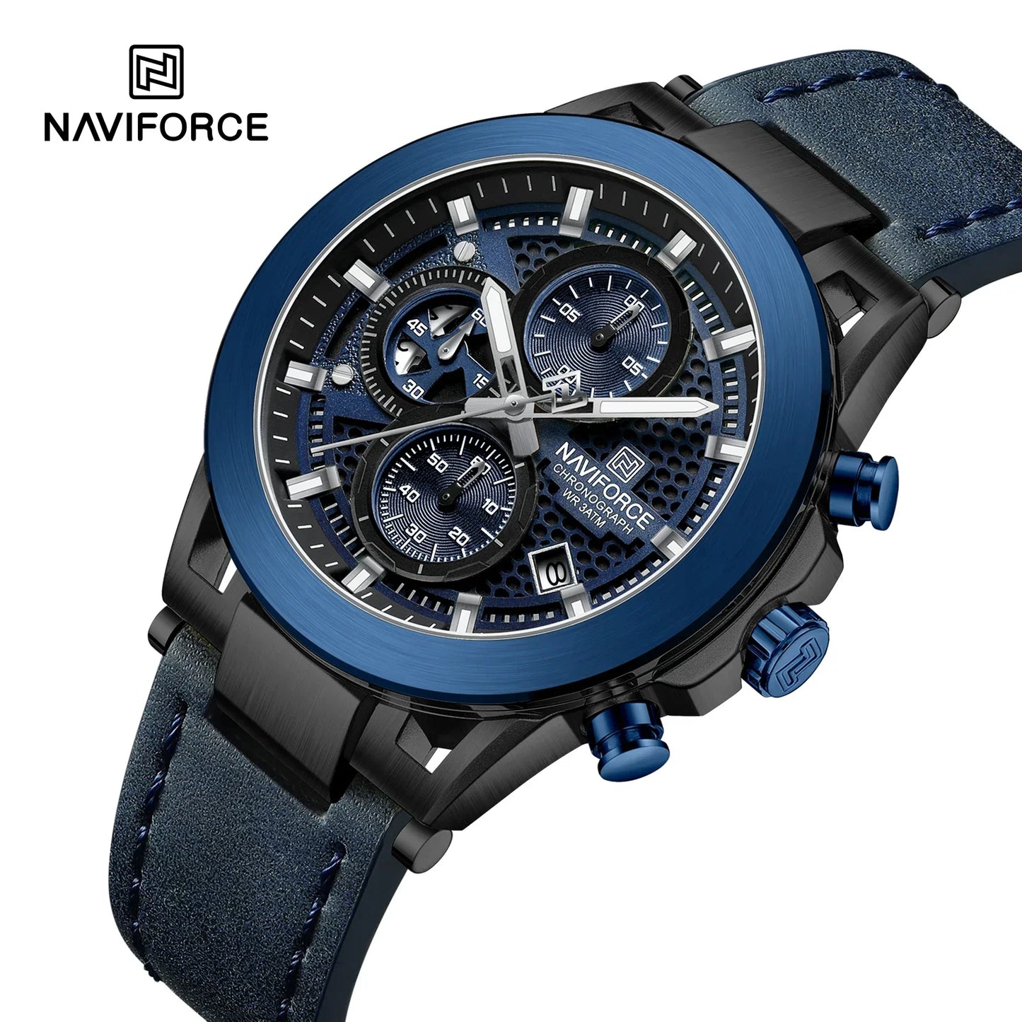 NAVIFORCE 8073 Quartz Business Waterproof  Quartz Watch.