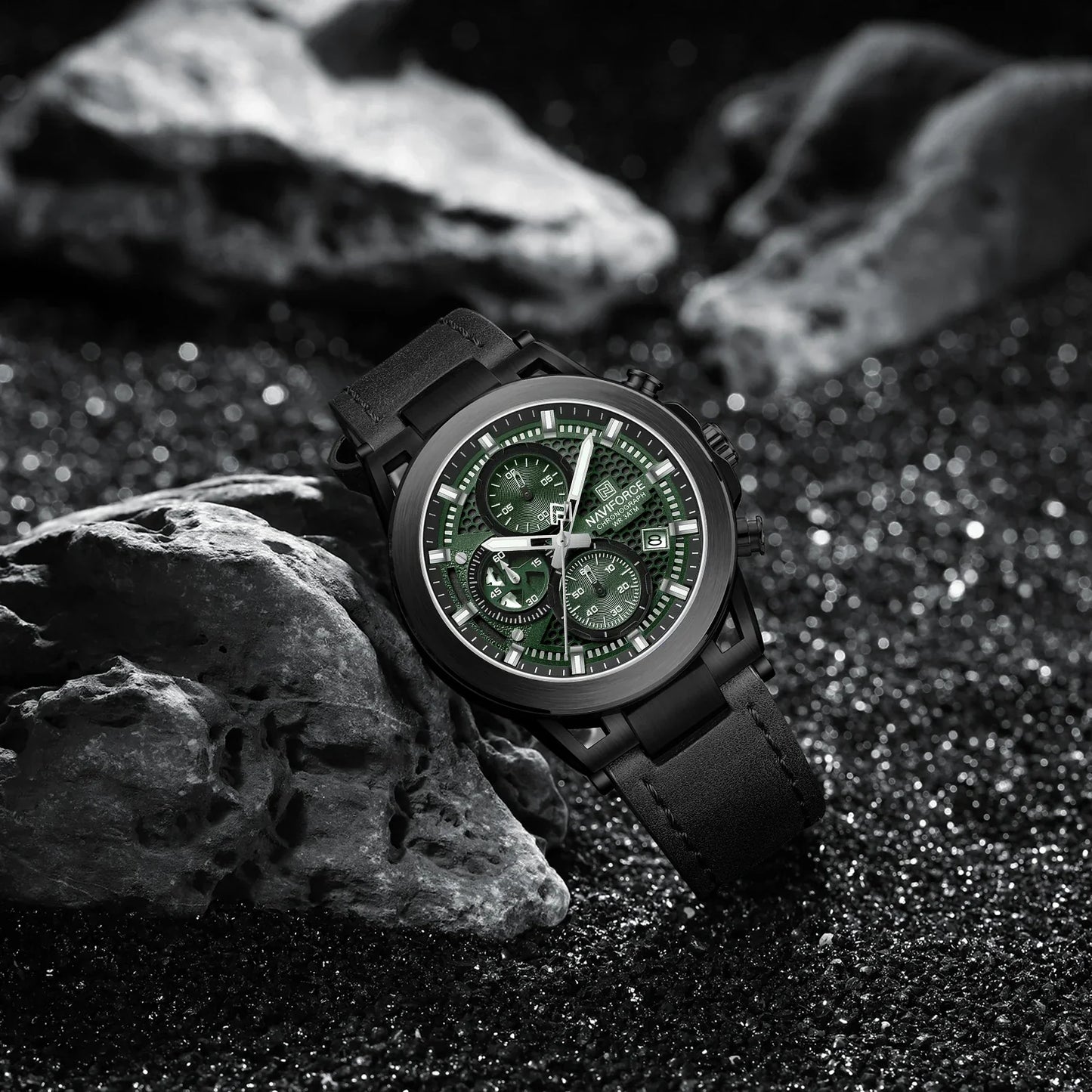 NAVIFORCE Watch 8073 Business Waterproof  Quartz Watch.