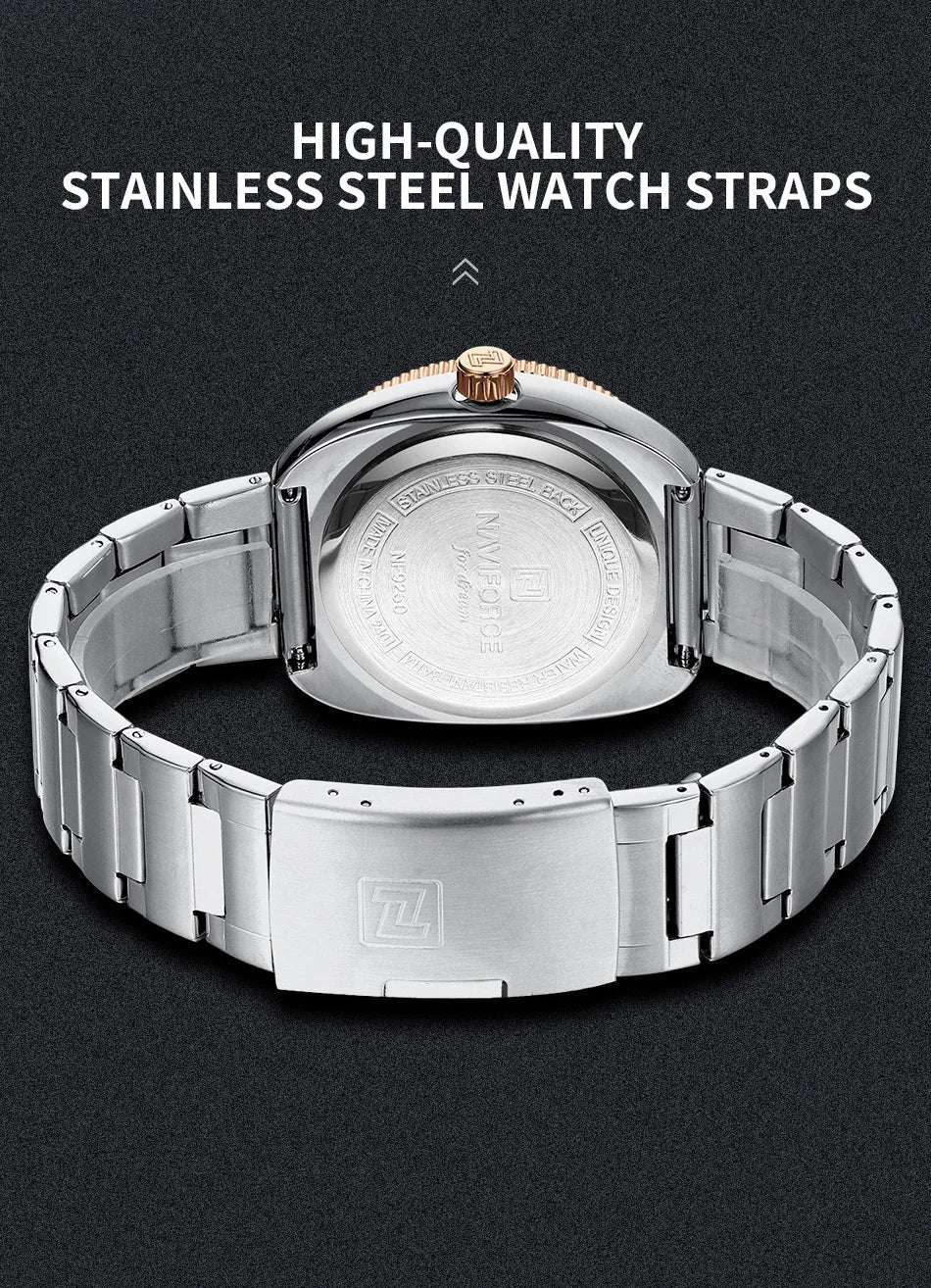 NAVIFORCE Watch 9250 Business Waterproof  Quartz Watch.
