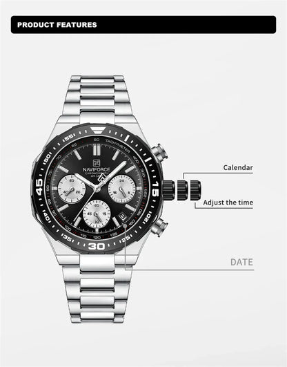 NAVIFORCE 8049 - Men's Waterproof Quartz Watch