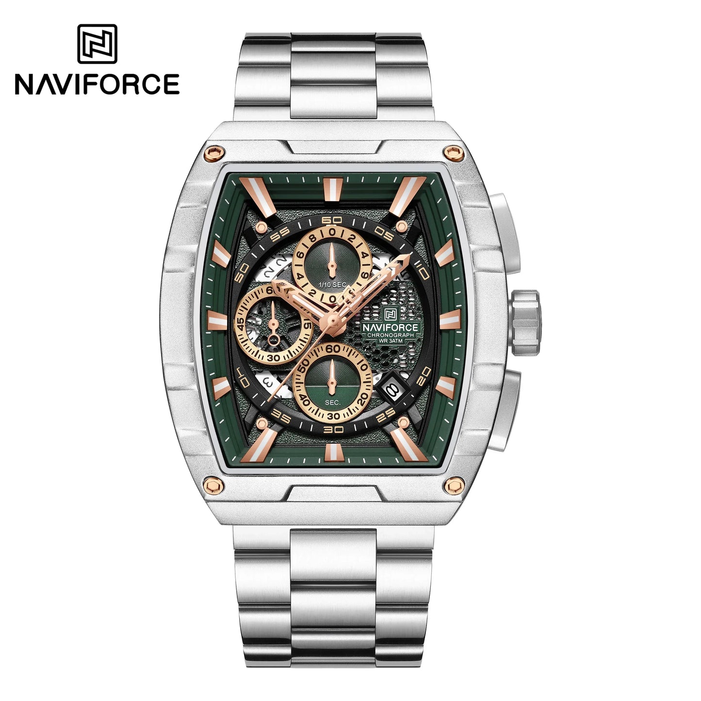NAVIFORCE Watch 8066 Business Waterproof  Quartz Watch.
