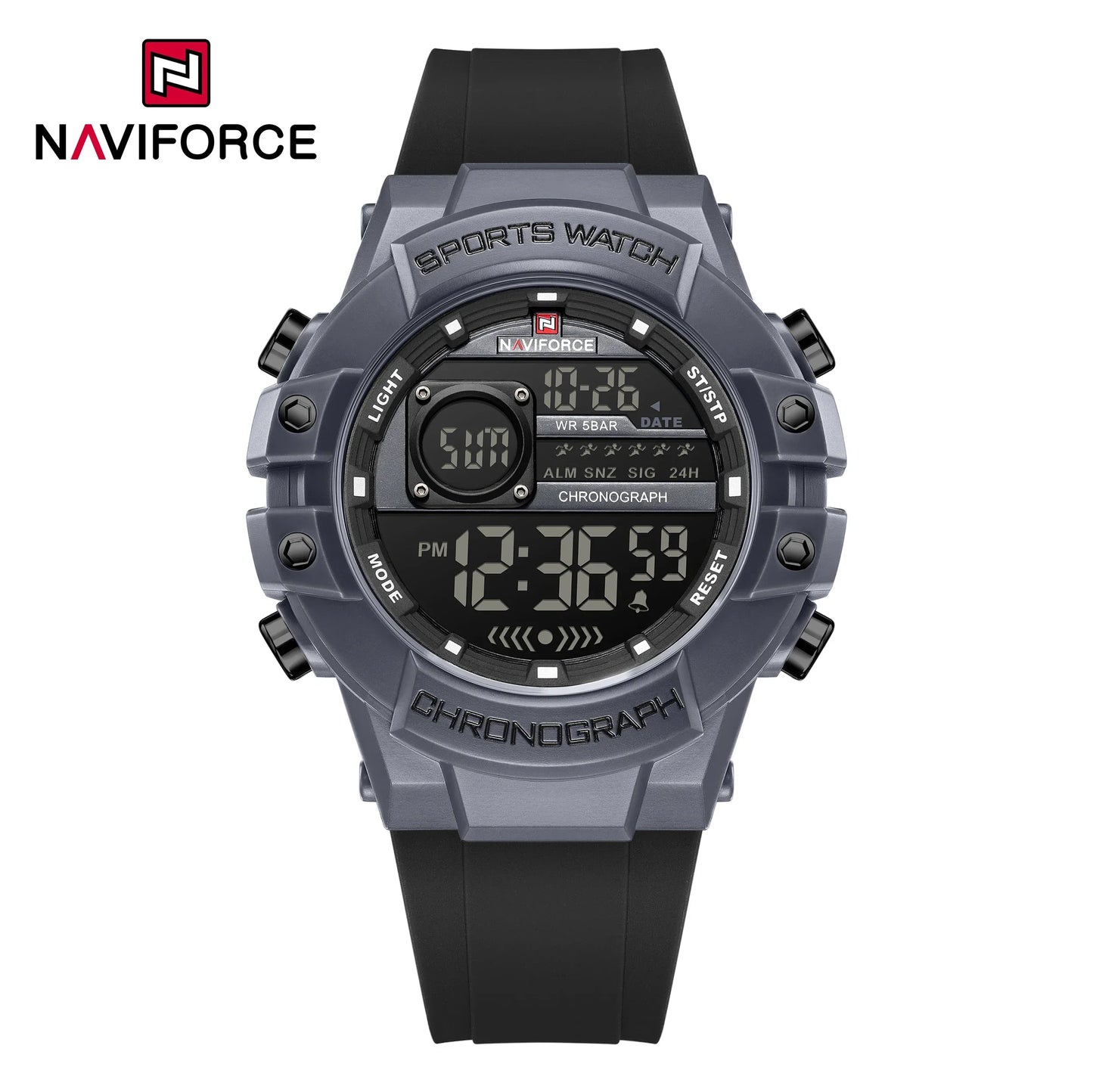 NAVIFORCE-6102 Men's Waterproof Digital Watch