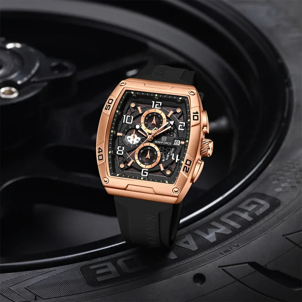 NAVIFORCE 8052-Business Quartz Timepiece for Men