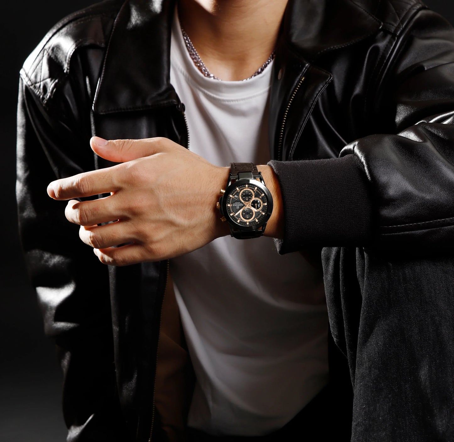 NAVIFORCE Watch 8073 Business Waterproof  Quartz Watch.