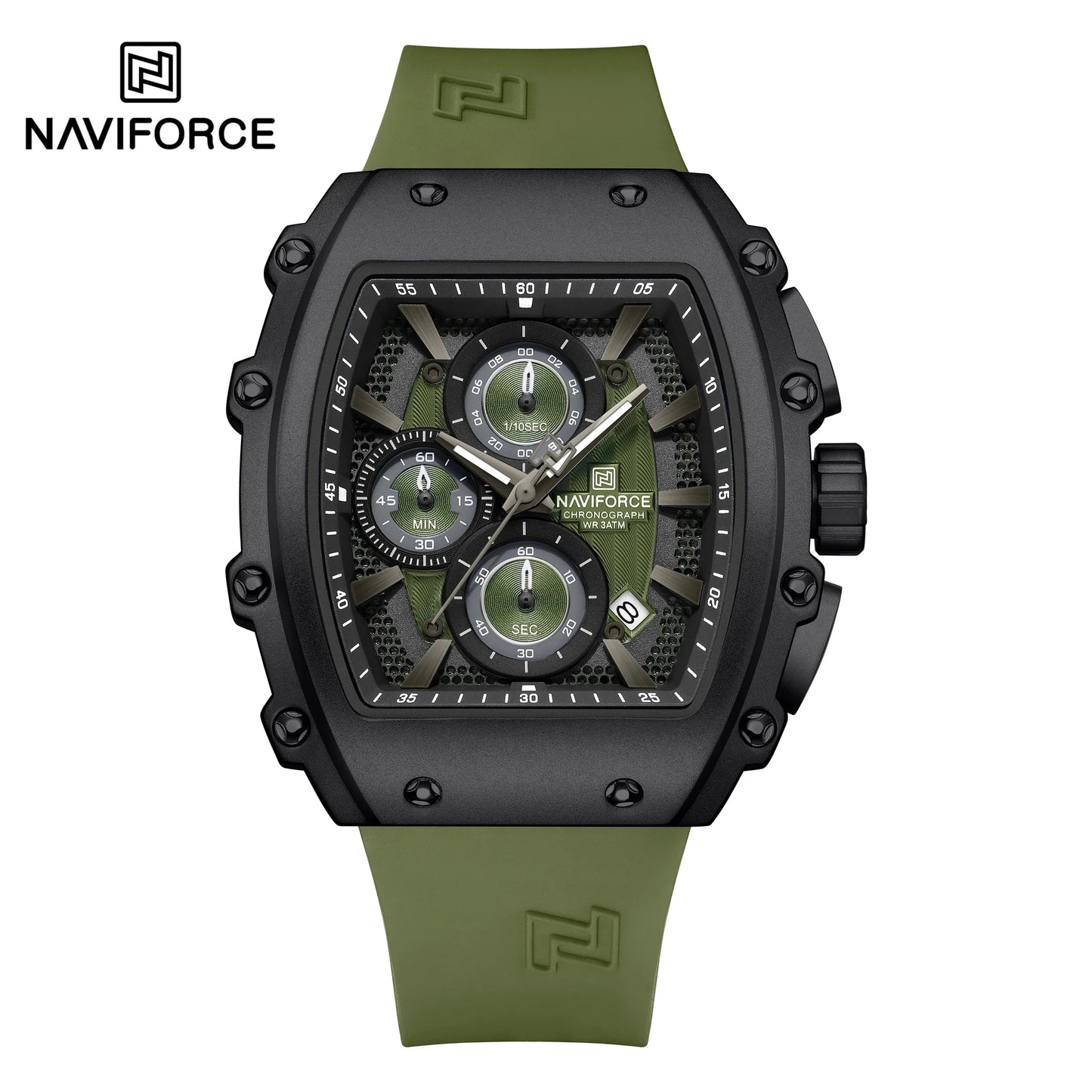 NAVIFORCE Watch 8070 Business Waterproof  Quartz Watch.