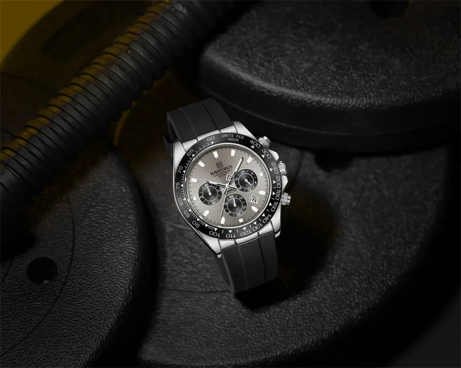 NAVIFORCE 8054-Men's Waterproof Quartz Watch