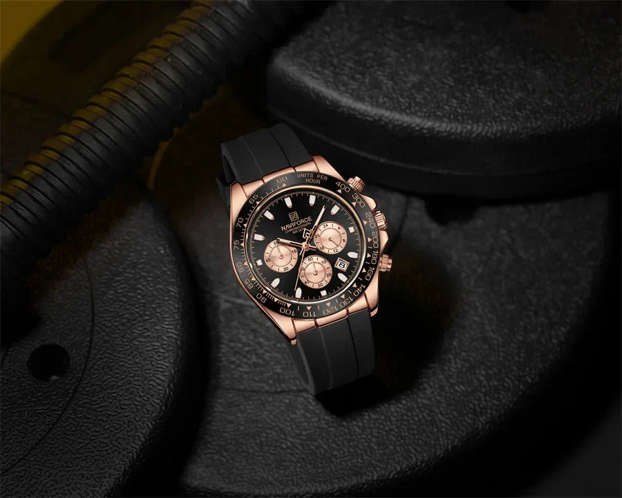 NAVIFORCE 8054-Men's Waterproof Quartz Watch