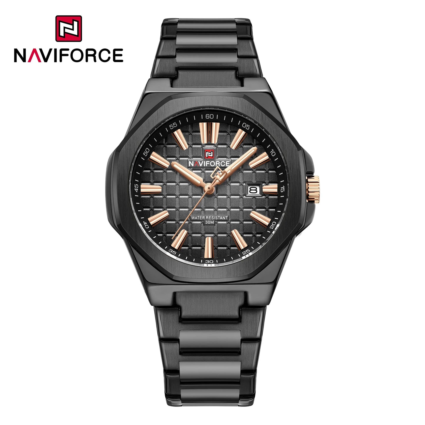 NAVIFORCE Watch 9258 Business Waterproof  Quartz Watch.