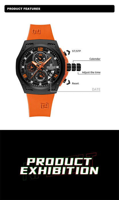 NAVIFORCE 8051T -Business Quartz Timepiece for Men